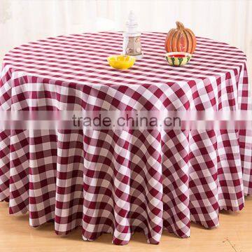 High Quality Table Cloth Polyester Cotton Material Fabric Printed Table Cloth Designs for Wedding Table Cloth