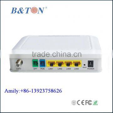 4GE+1Fiber+WIFI+CATV GEPON ONT GPON Modem Router Compatible with Huawei OLT