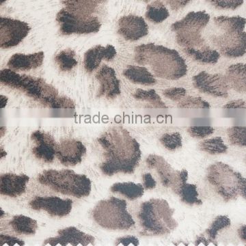 leopard print design fabric for fashion garment