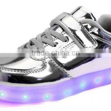 New Design 7 Color Led Light up Funny Kids Shoes Supplier's Choice