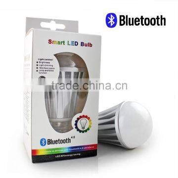 E27 Music Alarm Group iPhone Android Smart LED Light Bulb Bluetooth Wireless Control