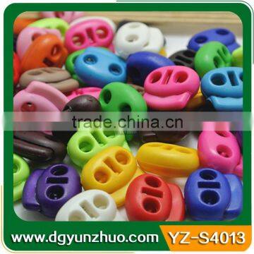 Plastic cord stopper for clothing, cord lock stopper