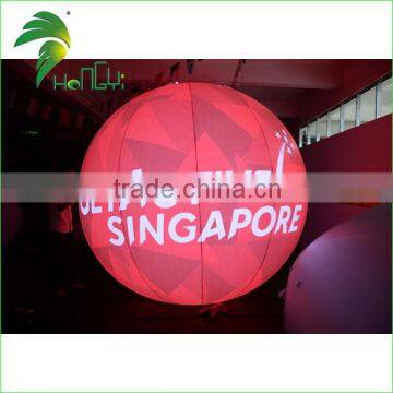 Beautiful Red Pretty Priting Event Decoration Wholesale PVC Inflatable LED Balloon photo-3