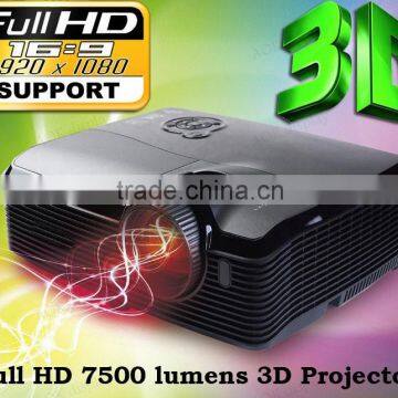 Best Business Home Theater Cinema 300inch 7500 ANSI Native 1080p full HD 1920x1080 Video Digital 3D DLP Projector 4k Proyector                        
                                                Quality Choice