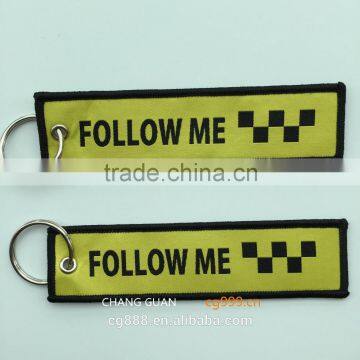 The Washable Woven Label Key Ringl That the World Famous Brand Appointed Production