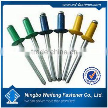 Supply all kinds of fastener products 316 stainless steel blind rivet made in china hardware fastener zhejiang manufacturer