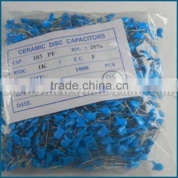 Capacitors 1KV 103PF 20% NEW