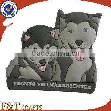 high quality customed soft pvc fridge magnets with animal design