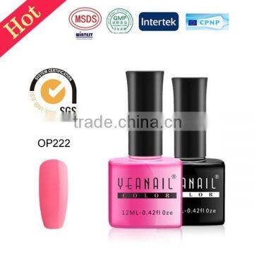 YEANAIL 222# Opaque colors high quality factory price led uv gel nail polish