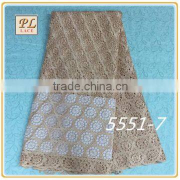 2016 Latest Dress Design Best Selling African Fabric Lace Dress Design photo-3