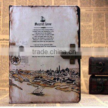 Retro Style for ipad air case ,case with stand function