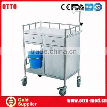 Hospital stainless steel medical cart