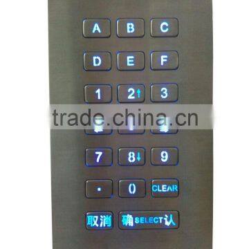 20 Keys Stainless Steel Keypad for Gate Automation photo-2