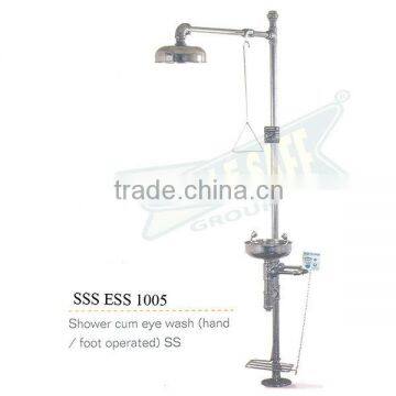 Industrial Shower Cum Eye Wash SS (SSS-0487)