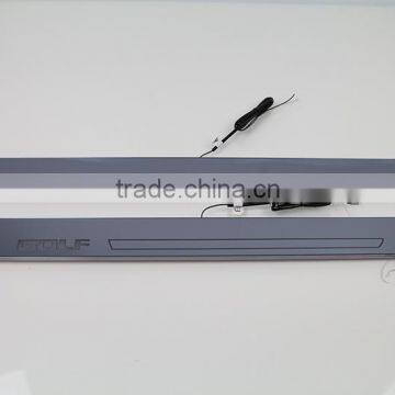 1 Pair Car LED Flash Door Sills Moving Scuff Plate Light Front Door For Volkswagen Golf Mk6 6 2009-2013 photo-2