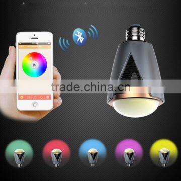 Hot Smart Bluetooth Led Speaker Bulb With Cell Phone Control photo-6