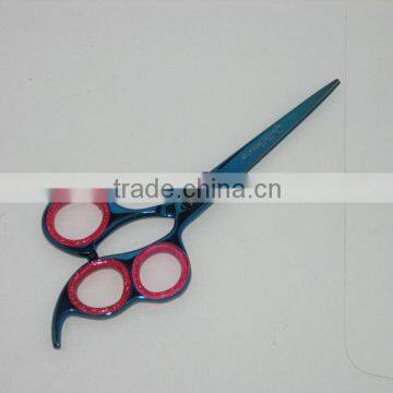 Triple Ring salon Scissors/ Blue Titanium coating Shears