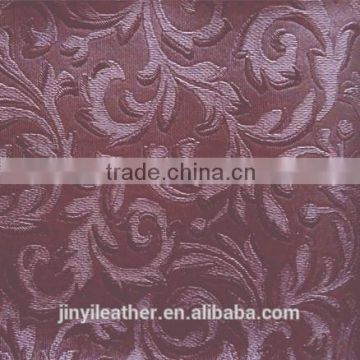 JRLW026 flower design pvc synthetic &artifical leather for wallpaper guangzhou china factory dirtect sell