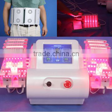 12 paddles lipo laser / 4 wavelength lipolaser slimming / 528 Mitsubishi diode lipo laser machine