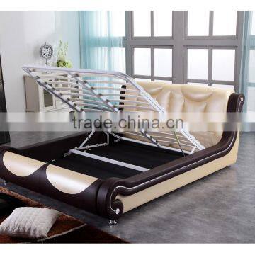 2015 New Modern Leather Bed SY1006 photo-2