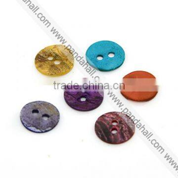 Mother of Pearl Shell Buttons Mixed for Clothing(SHEL-J001-M05)