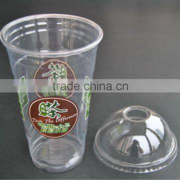 Customized Logo Printed Plastic Cups/Plastic cup with dome lids/Plastic Cup For Milk Shake                        
                                                                                Supplier's Choice