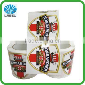 Direct manufacture custom self-adhesive label,die cut label,wine label