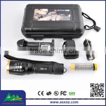 High Beam Flashlight T6 LED Focus Light Aluminum High Beam LED Torch