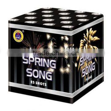 1.4G UN0336 25 shots0.8'' consumer fireworks cake