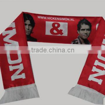 bob trading best price football fans Printing scarf 100 silk chiffon digital printing scarf