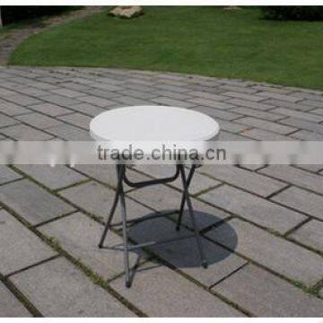 PP Table Round Small Folding Iron Table Bar Cocktail Plastic Tables for Wholesale YPP16 photo-4