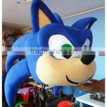 HI CE Hot Sale high quality Character Adult sonic Mascot Costume for sale