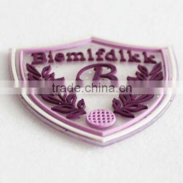 2013 Fashion Style 100% Eco-friendly Custom Silicone Rubber Patch