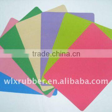 Rubber raw roll material , mousepad material