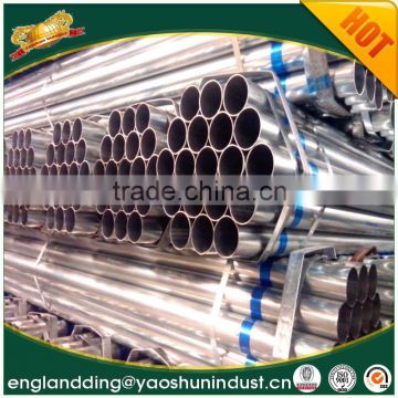 Pre Galvanized Steel Pipe Greenhouse Tube