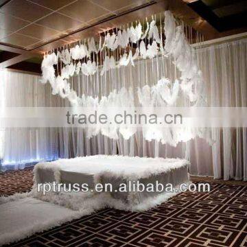 Aluminium material exhibition pipe and drape stands