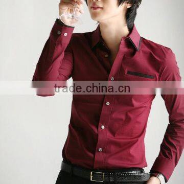 Hot-selling elegant fashion famous brand shirt for men