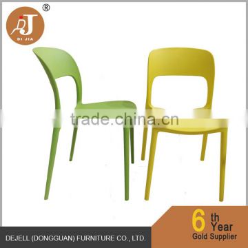 Simple Modern Cafe Restaurant Furniture Plastic Chair