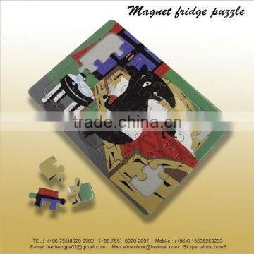 Coloring paper puzzle set