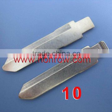 High Quality Remote Key Blade 10# used for Suzuki Car Smart auto key blank