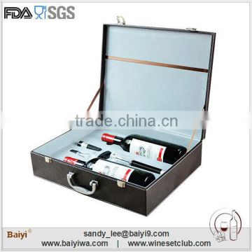 Two Bottles Wooden Wine Box Wholesale Hot Sale