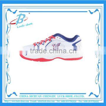 Cheap cotton fabric lining tennis shoes latest professional tennis shoes athletic sports shoes for wholesale