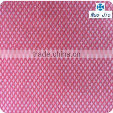 Spunlace cleaning cloth with diamond design