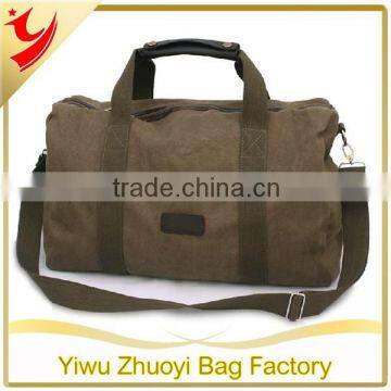 Heavy duty vintage travel duffel bags in Washed canvas