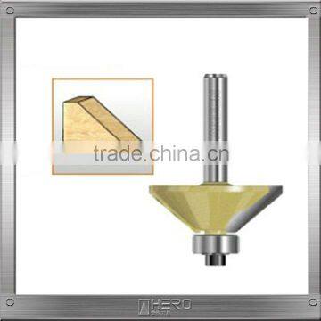 Solid carbide 45 degree Oblique knife router bits