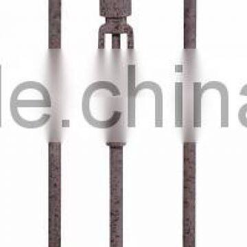 1024-27 Great for Urban Styles of Decor Light Your Home in Style With This Three-light Ndustrial Cage Rust Metal Floor Lamp photo-3