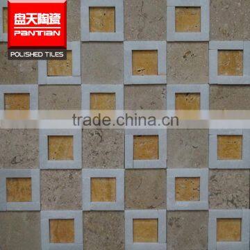 Foshan color combination for tiles and wall slim plinth tile