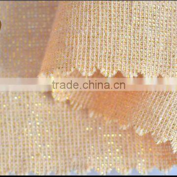 Bright Shiny Linen Cotton Metallic Fabric photo-3