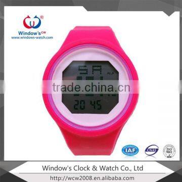 Wholesale Silicone LCD Wrist Watch Bracelet Watch Digital photo-2