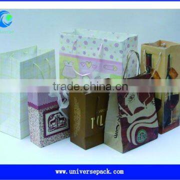 Painted Personalized Paper Bag Export With Fine Workmanship Wholesale Bags